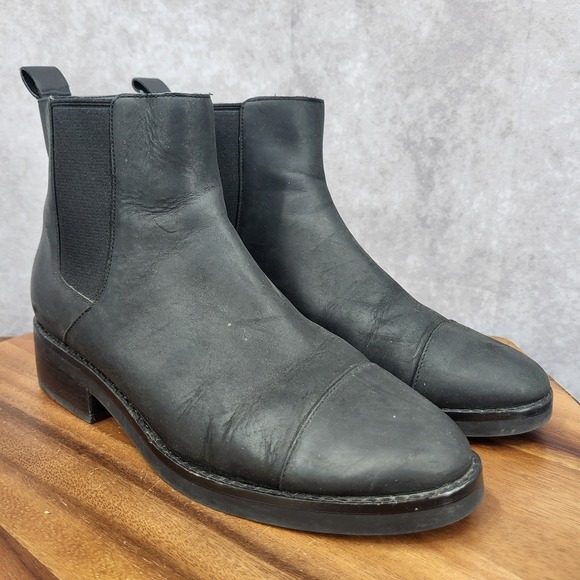 Cole Haan Chelsea Boots Womens 9 B Mara Grand Black Leather Waterproof Pull On - Picture 2 of 12